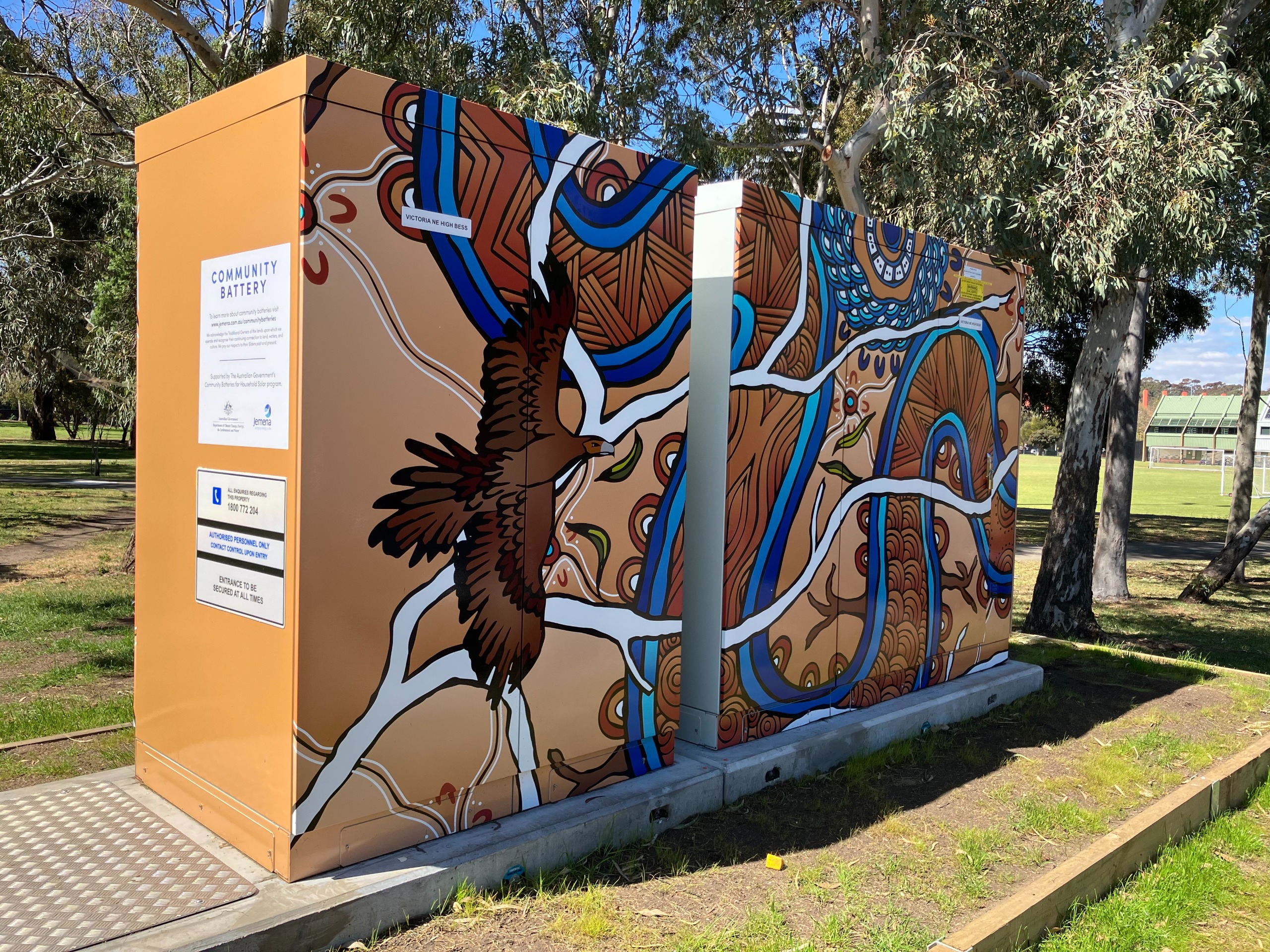 The community battery in Flemington.
