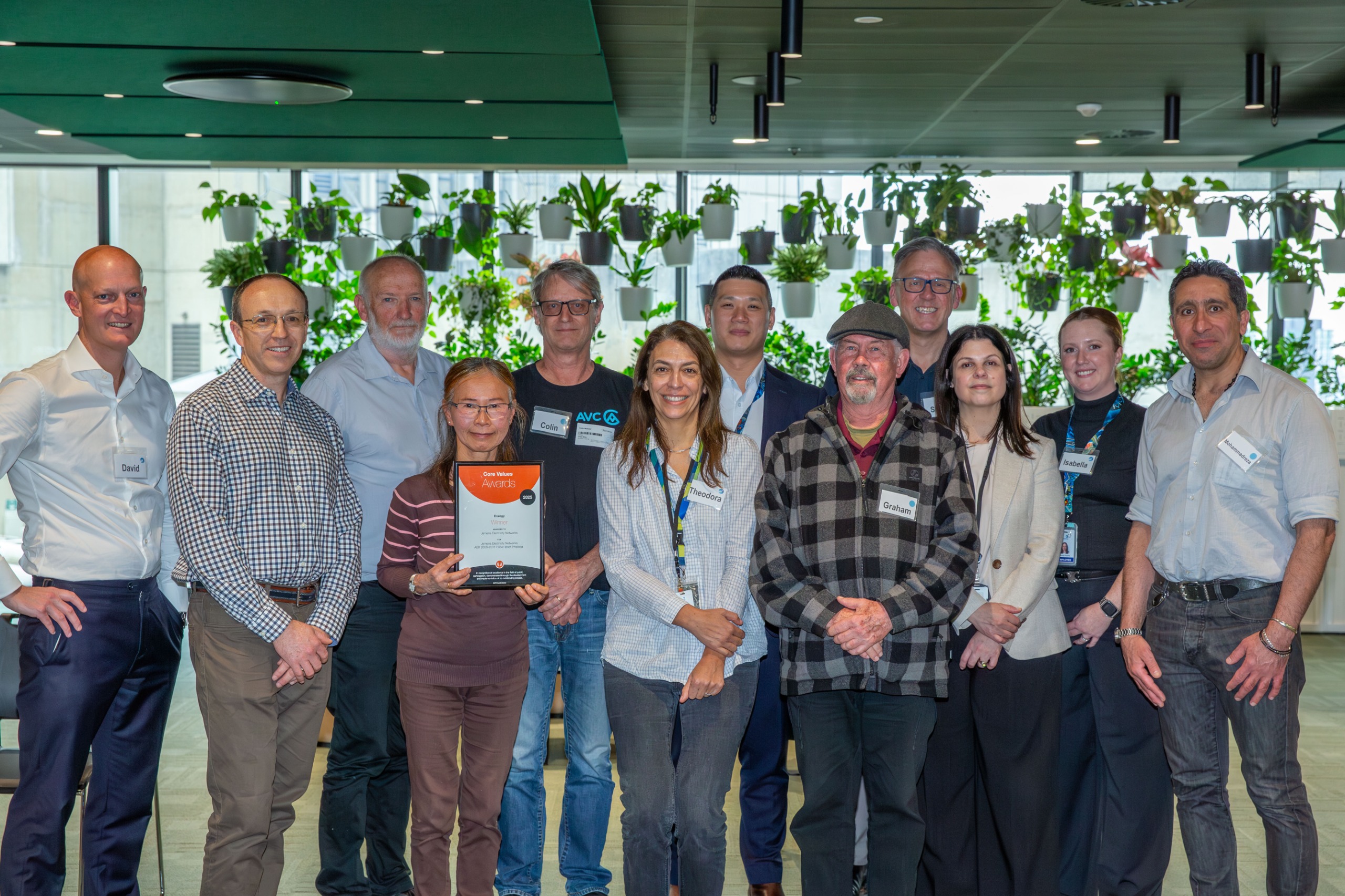 ​We’re thrilled to announce that Jemena won the Engagement Institute’s Core Values Award in the energy category!